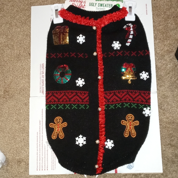 merry & bright Dog Large Ugly Dog Sweater Poshmark